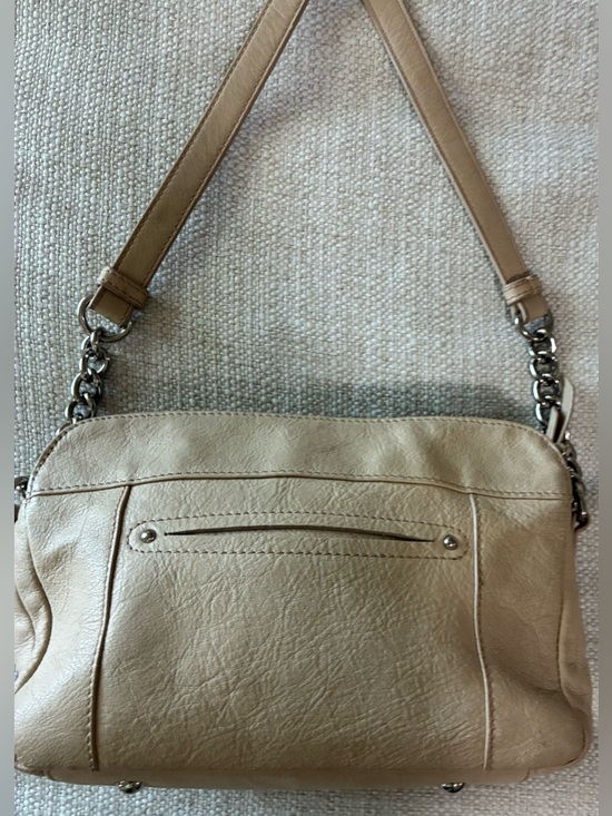 B. Makowsky Tan Crossbody Genuine
Leather Bag Purse - Picture 7 of 16